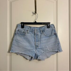 Levi’s Denim Shorts 501 light wash